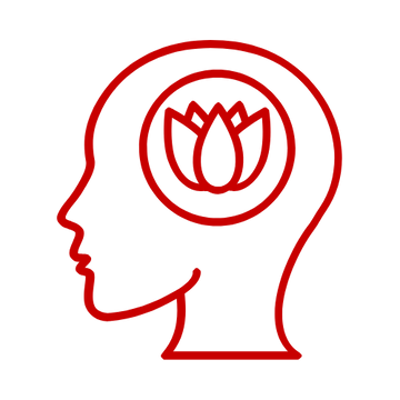 Icon for reducing stress and anxiety using cupping